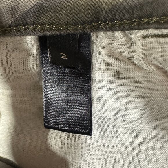 Express Jeans Womens 2 Skinny Gray Green Camouflage Cotton Stretch Pockets - Picture 6 of 10
